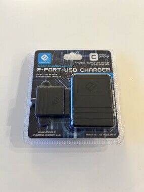 2-Port USB Charger EZ Collection Intelligent Charging System C 3 FD-B New Sealed
